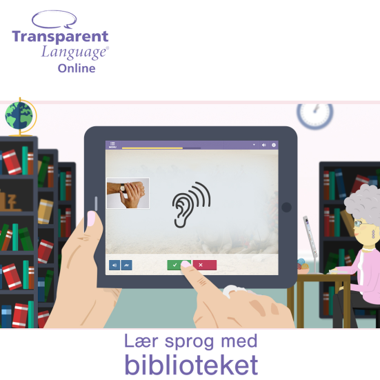 Transparent Language Online. Lær sprog med biblioteket
